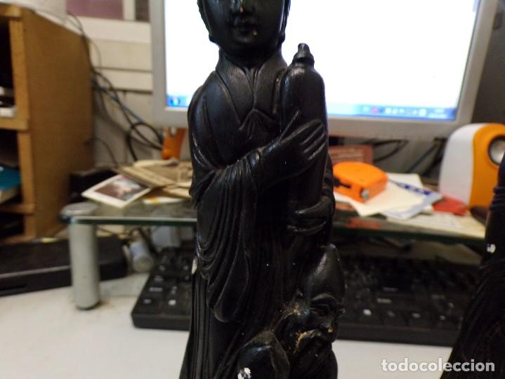 Antig&uuml;edades: ESTAMOS LIQUIDANDO. lote de dos figuras de estuco - Foto 5