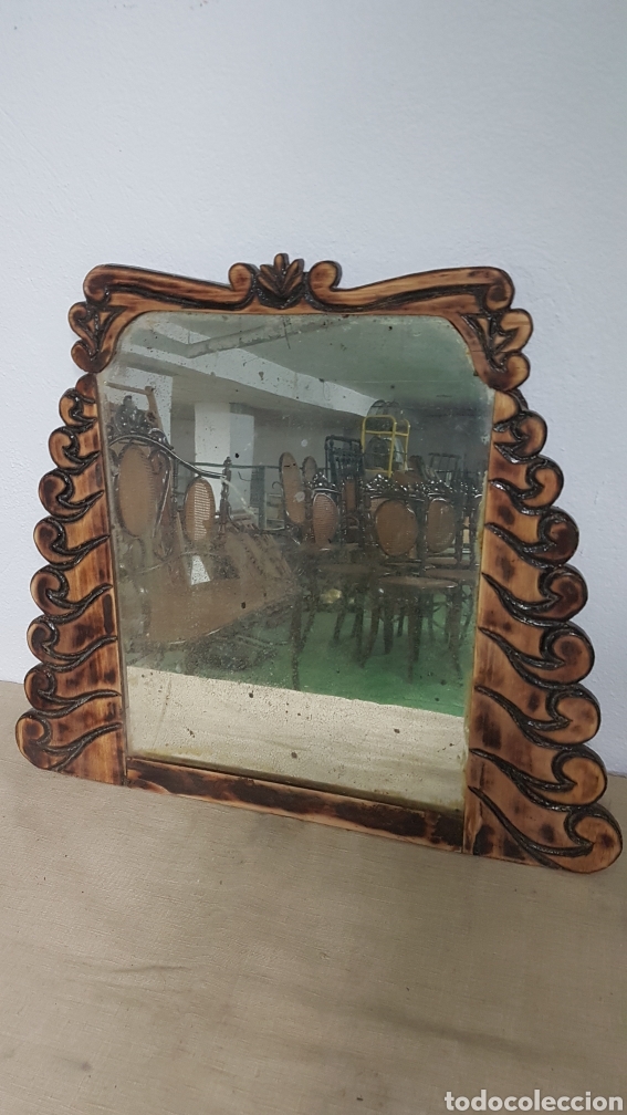 Antig&uuml;edades: Antiguo y coqueto espejo - Foto 1