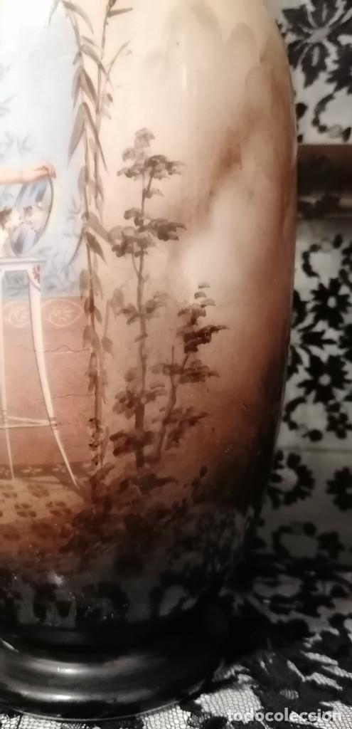 Antig&uuml;edades: JARR&Oacute;N DE PORCELANA CON ESCENA - Foto 3