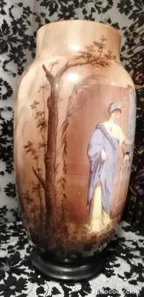 Antig&uuml;edades: JARR&Oacute;N DE PORCELANA CON ESCENA - Foto 4