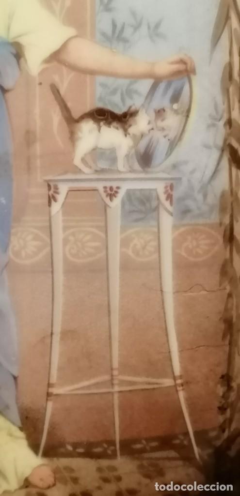 Antig&uuml;edades: JARR&Oacute;N DE PORCELANA CON ESCENA - Foto 10