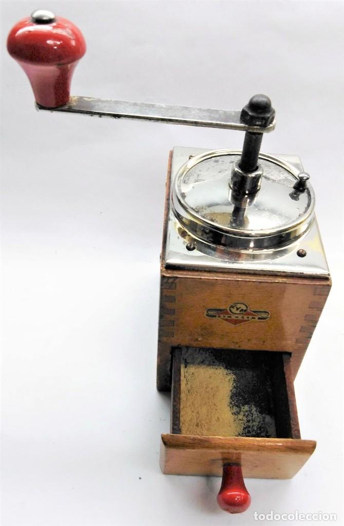 Antiquit&eacute;s: Molinillo de caf&eacute; manual Marca KYM -a&ntilde;os 40/60