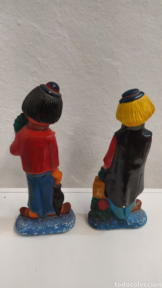 Antig&uuml;edades: 2Figuras de Payasos Antiguos - Foto 2