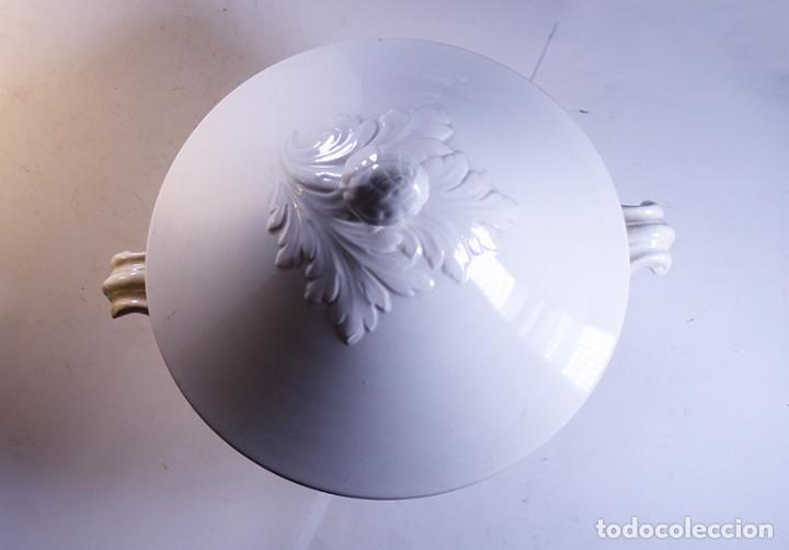 Antig&uuml;edades: Sopera de porcelana Sarreguemines - Foto 2