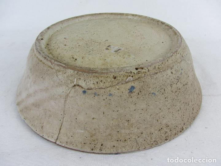 Antigüedades: Fuente en cerámica de Fajalauza del siglo XIX - Foto 7 - 303023598