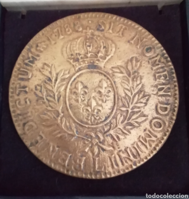 Antig&uuml;edades: Medall&oacute;n Bendici&oacute;n Papal Bronce. - Foto 6