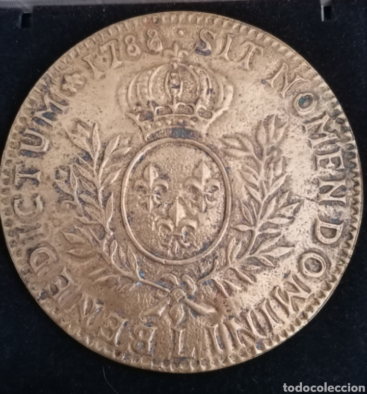 Antig&uuml;edades: Medall&oacute;n Bendici&oacute;n Papal Bronce. - Foto 12