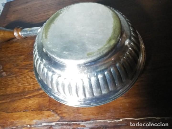 Antig&uuml;edades: Recogemigas antiguo DEVON plateado lat&oacute;n - Foto 9