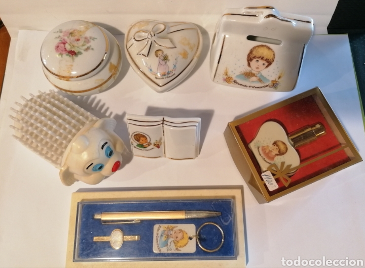Antiques: Lote 1 Recuerdo 1a primera Comuni&oacute;n a&ntilde;os 80