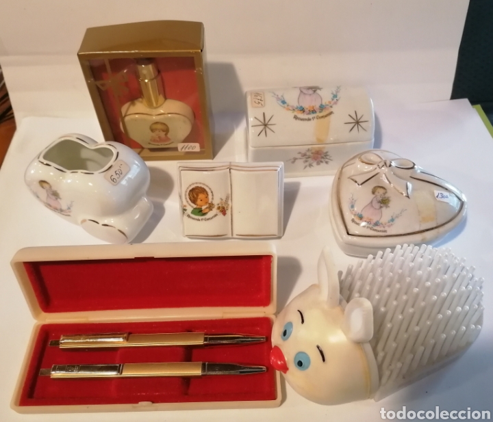Antiques: Lote 2 varios Recuerdo 1a Primera Comuni&oacute;n a&ntilde;os 80