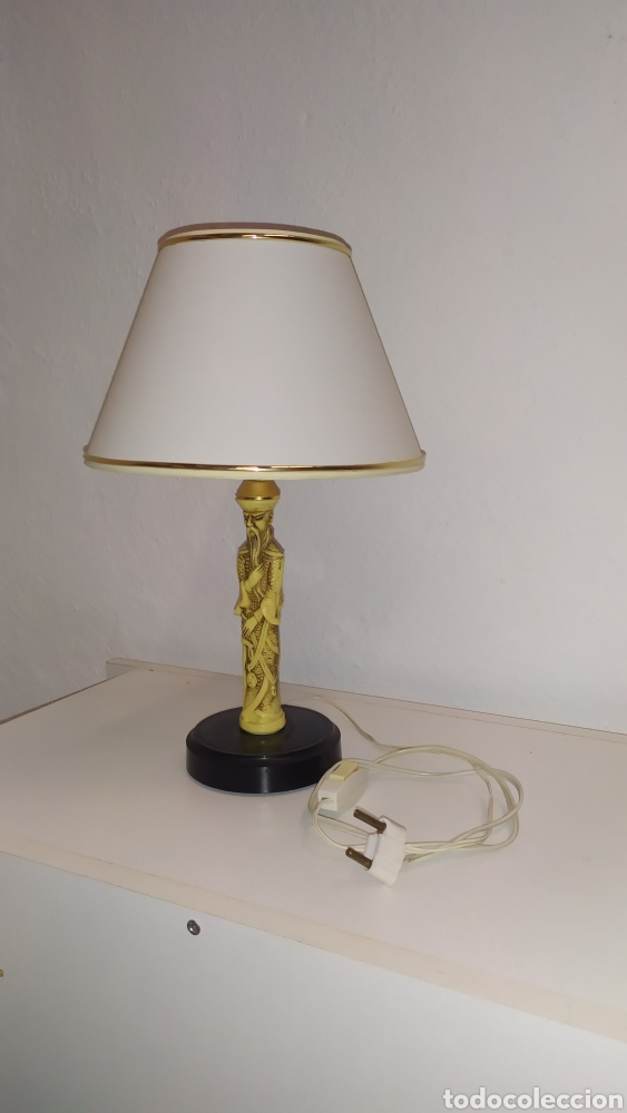 Antig&uuml;edades: L&aacute;mparas de mesa Antigua - Foto 4