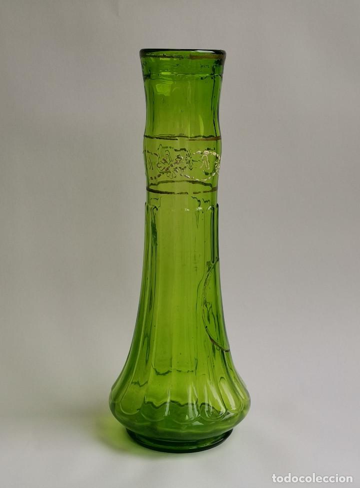 Antig&uuml;edades: JARRON / BOTELLA DE CRISTAL - Foto 2
