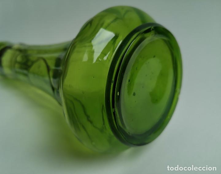 Antig&uuml;edades: JARRON / BOTELLA DE CRISTAL - Foto 8