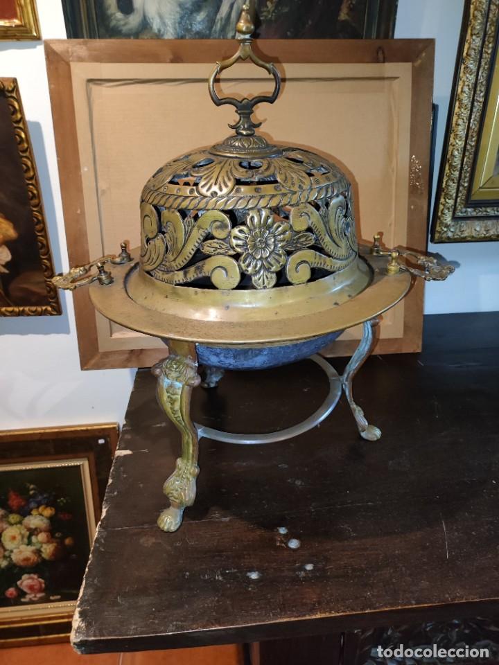 Antig&uuml;edades: Brasero siglo XVII - Foto 2