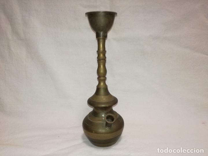 Antig&uuml;edades: ANTIGUA CACHIMBA DE BRONCE / LATON - Foto 2