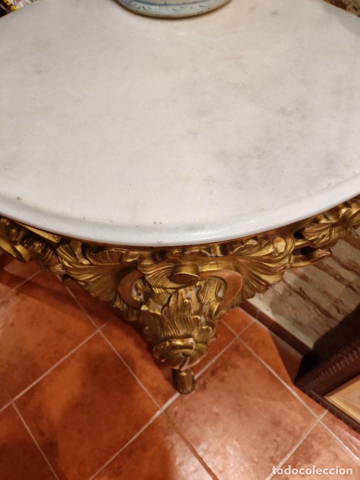 Antig&uuml;edades: Consola dorada - Foto 2