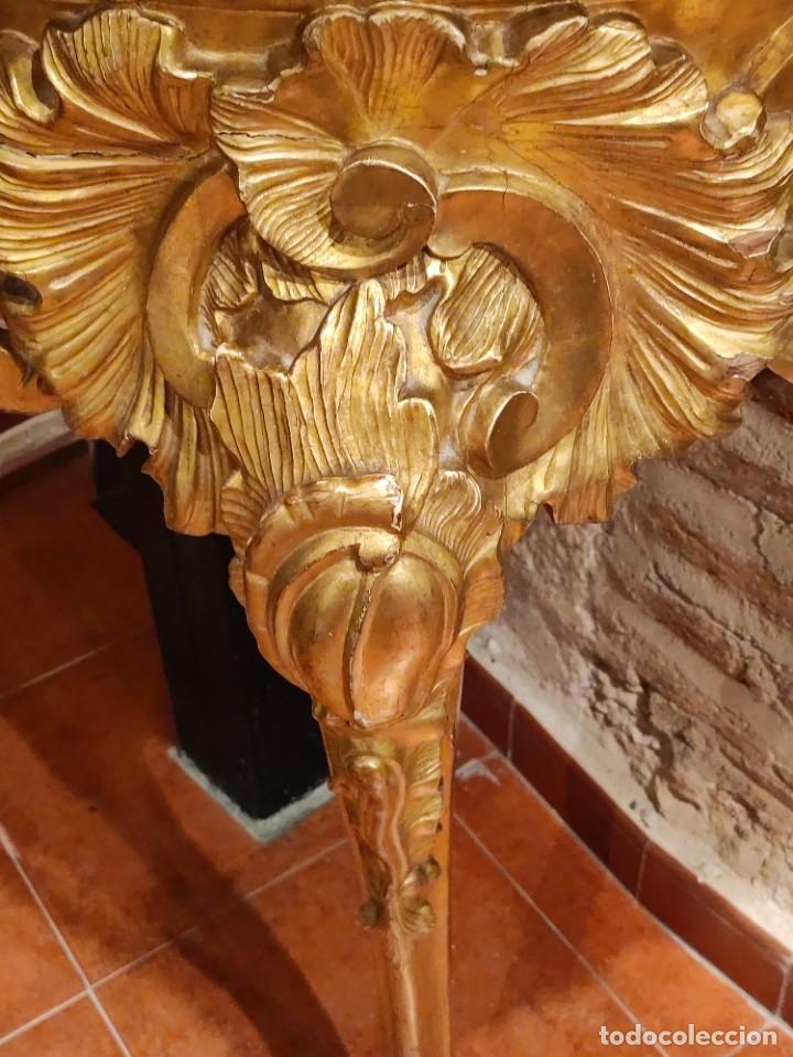 Antig&uuml;edades: Consola dorada - Foto 4