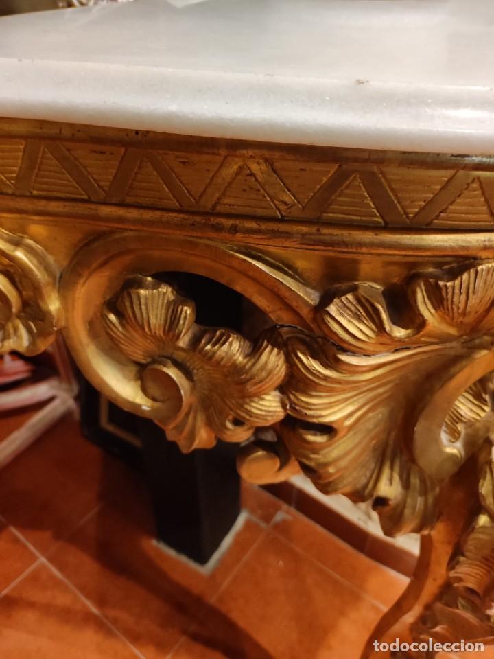 Antig&uuml;edades: Consola dorada - Foto 7