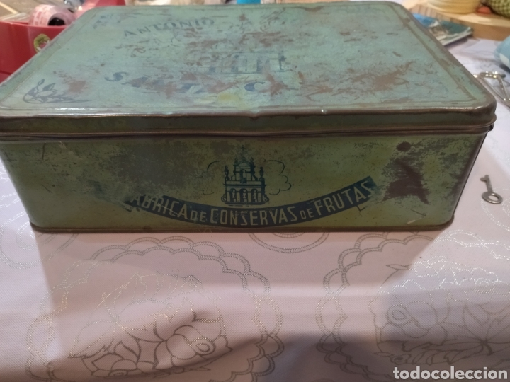 Antig&uuml;edades: Lata grande antigua - Foto 4