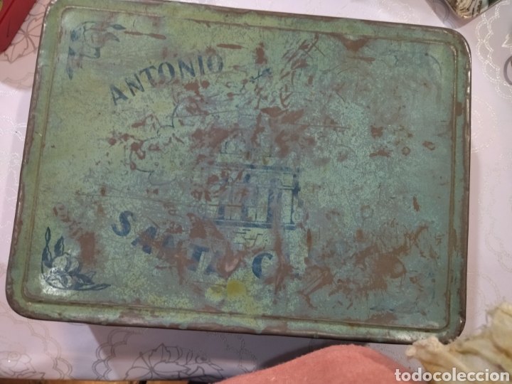 Antig&uuml;edades: Lata grande antigua - Foto 5