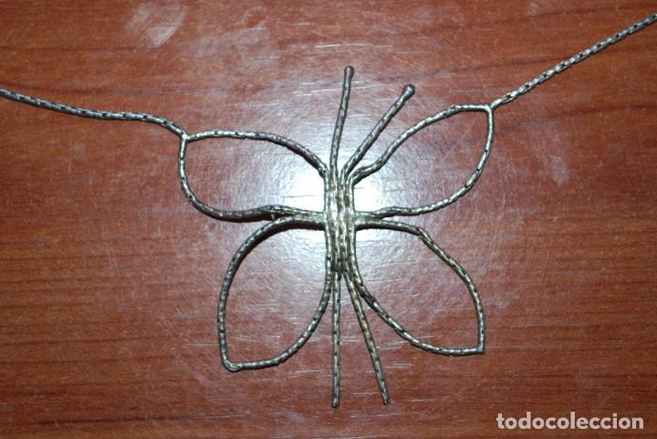 Antig&uuml;edades: Collar de PLATA mariposa. - Foto 1