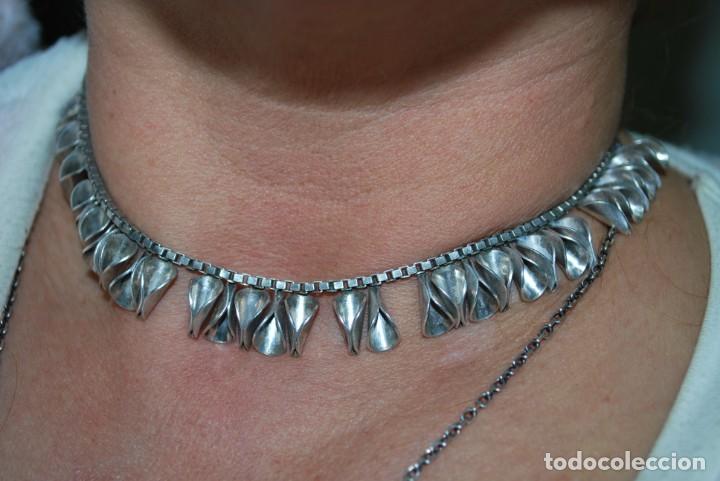 Antig&uuml;edades: Collar de PLATA de ley. - Foto 11