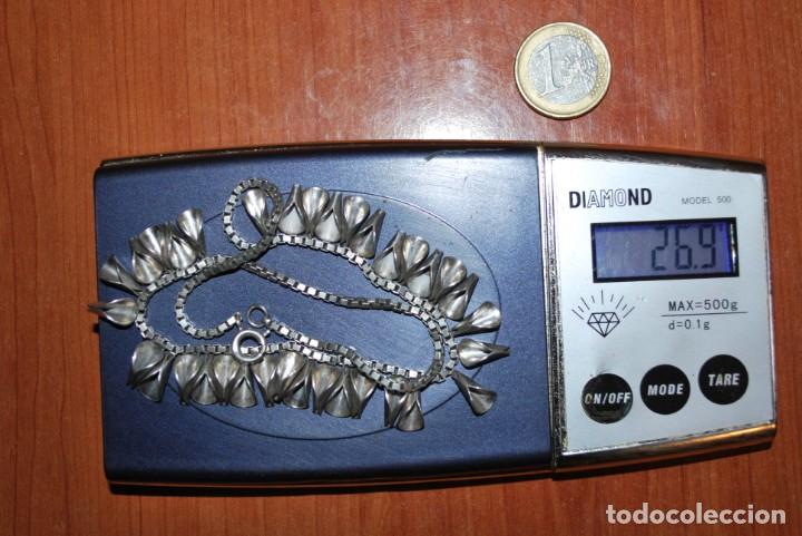 Antig&uuml;edades: Collar de PLATA de ley. - Foto 12