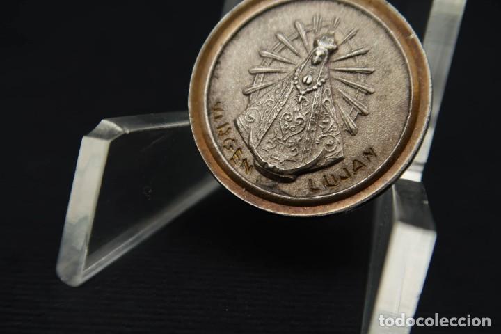 Antig&uuml;edades: Antigua Medalla Religiosa de Plata - Foto 3