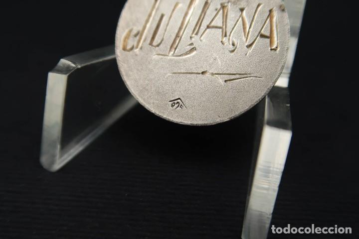 Antig&uuml;edades: Antigua Medalla Religiosa de Plata - Foto 5