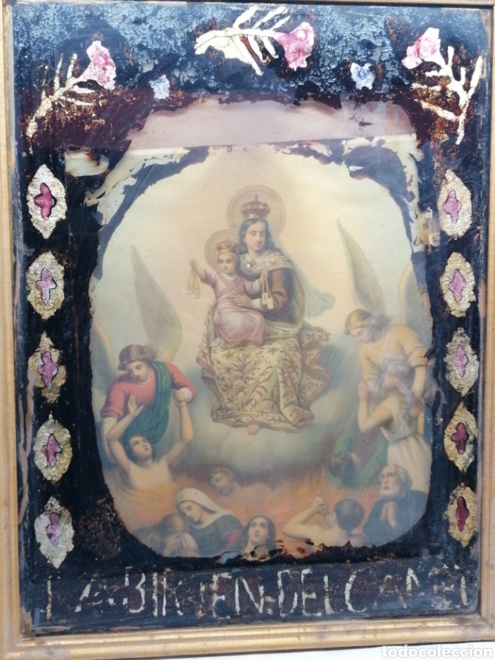 Antig&uuml;edades: Marco y l&aacute;mina - Foto 3