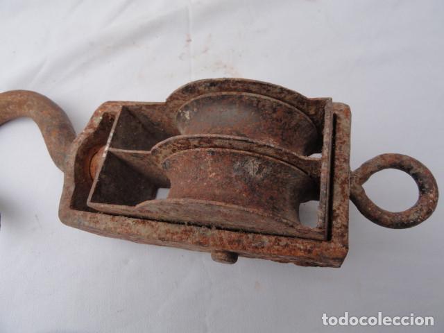 Antig&uuml;edades: ANTIGUA POLEA DE HIERRO. - Foto 5