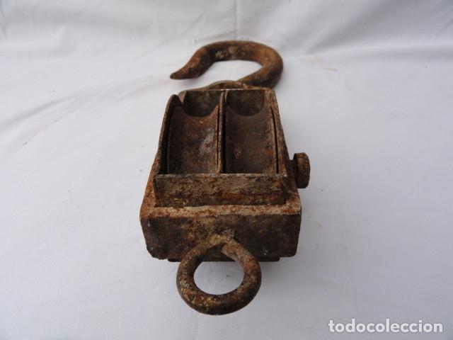 Antig&uuml;edades: ANTIGUA POLEA DE HIERRO. - Foto 7