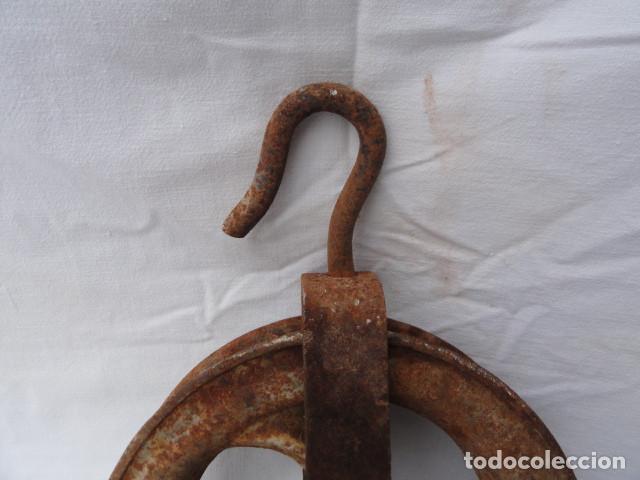 Antig&uuml;edades: ANTIGUA POLEA DE HIERRO. - Foto 2