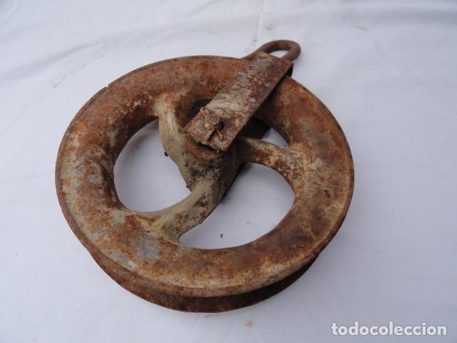 Antig&uuml;edades: ANTIGUA POLEA DE HIERRO. - Foto 5