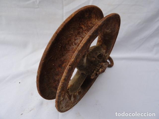 Antig&uuml;edades: ANTIGUA POLEA DE HIERRO. - Foto 7
