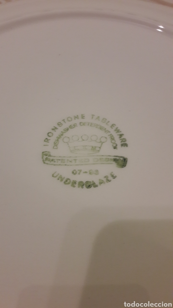 Antig&uuml;edades: Precioso plato Ironstone - Foto 5