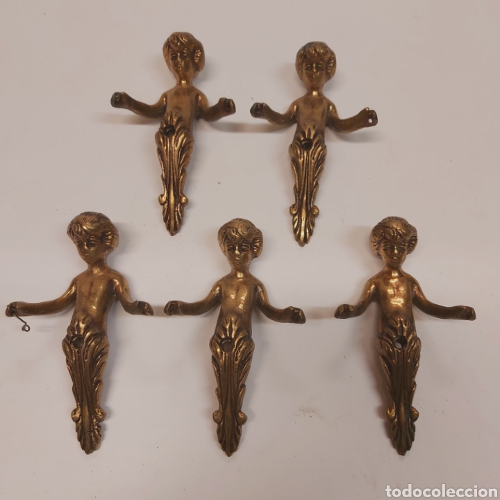 Antig&uuml;edades: 5 Figuras bronce 13cm - Foto 1