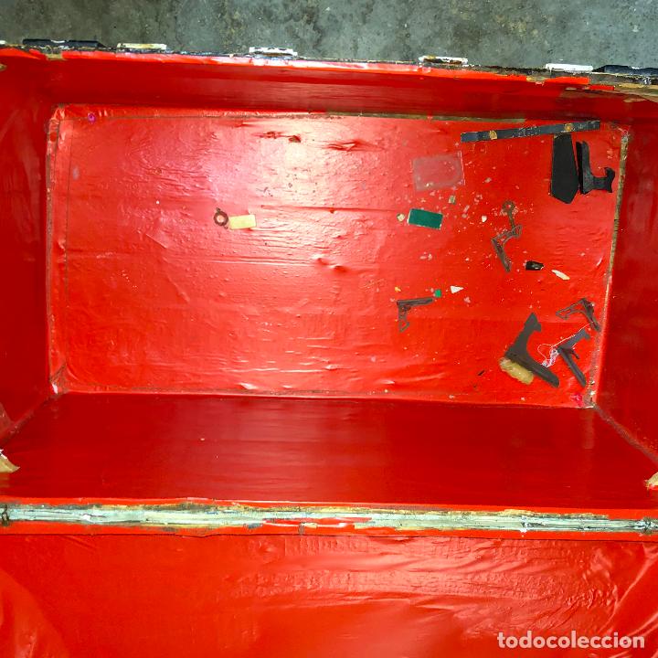 Antig&uuml;edades: ARC&Ograve;N, BAUL MADERA 93 X 48 X 52 - Foto 7