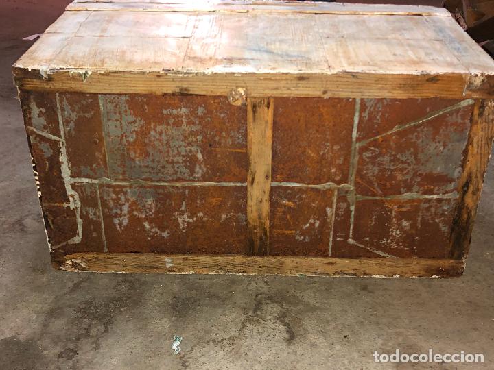Antig&uuml;edades: ARC&Ograve;N, BAUL MADERA 93 X 48 X 52 - Foto 13