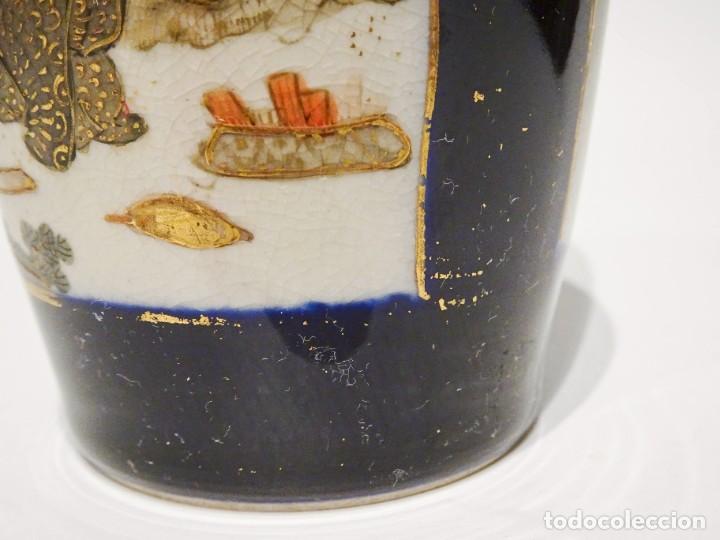 Antig&uuml;edades: Jarr&oacute;n Satsuma porcelana - Foto 4