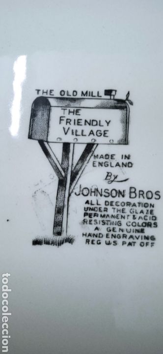 Antig&uuml;edades: Pereja de platos Johnson bros - Foto 3