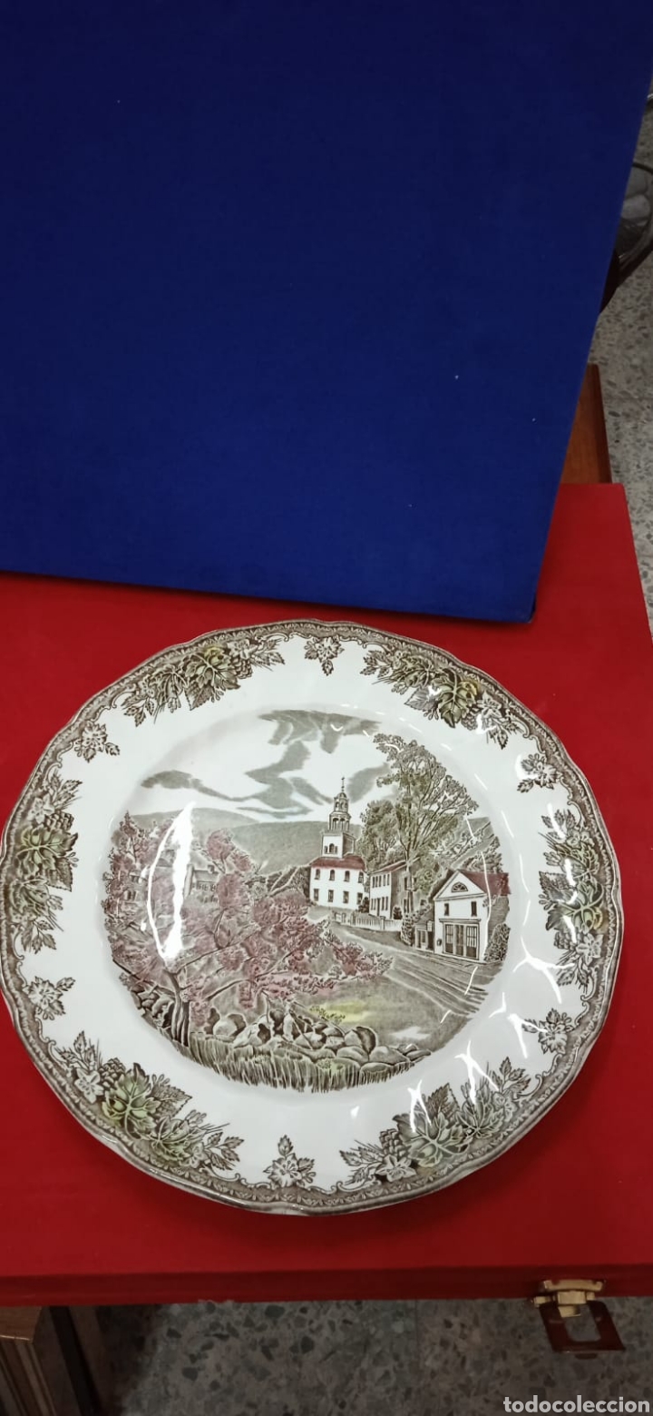 Antig&uuml;edades: Pereja de platos Johnson bros - Foto 4