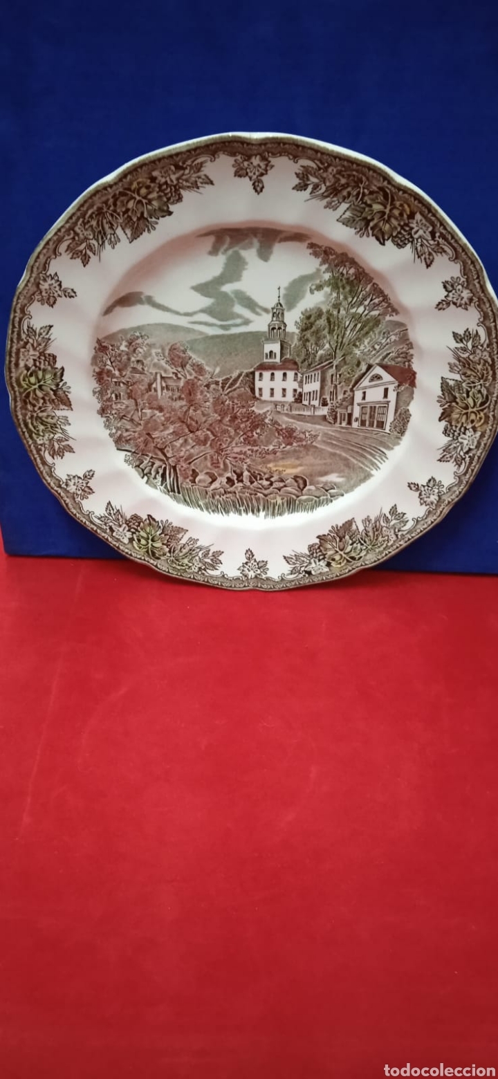Antig&uuml;edades: Pereja de platos Johnson bros - Foto 7