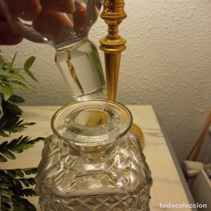 Antig&uuml;edades: Licorera vidrio tallado - Foto 7