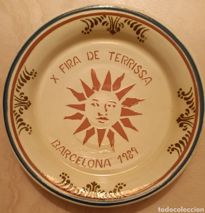Antig&uuml;edades: Plato cer&aacute;mica catalana - Foto 1