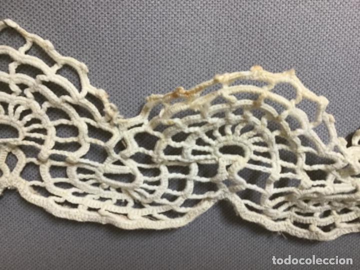 Antig&uuml;edades: ANTIGUO ENCAJE DE CROCHET - Foto 2