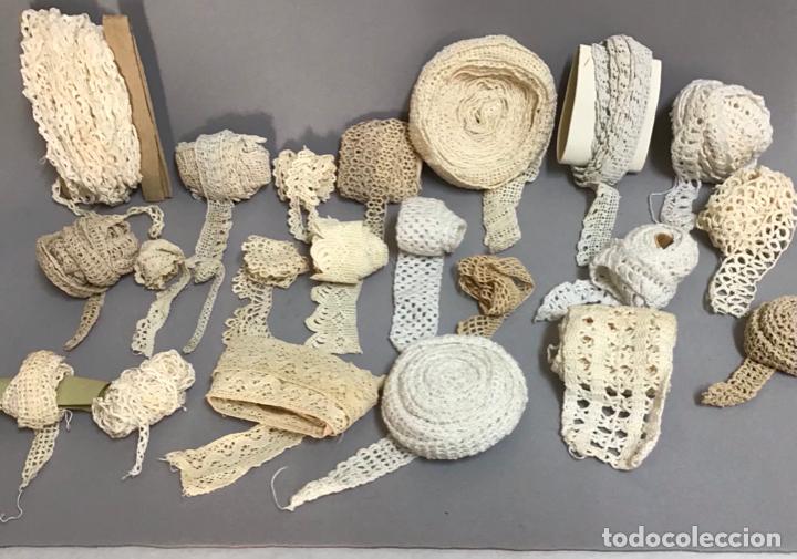Antig&uuml;edades: LOTE DE ENCAJES DE CROCH&Eacute; - Foto 6