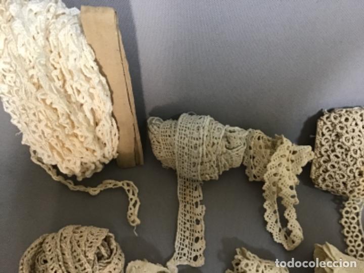Antig&uuml;edades: LOTE DE ENCAJES DE CROCH&Eacute; - Foto 8