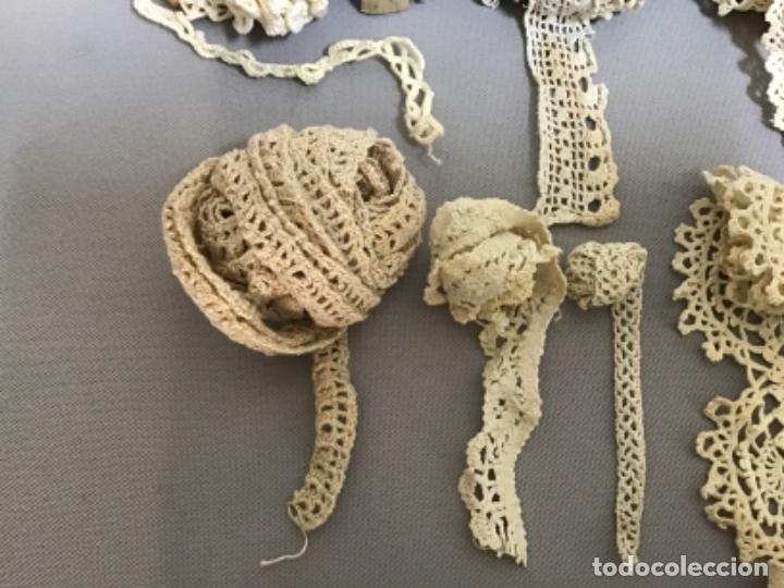 Antig&uuml;edades: LOTE DE ENCAJES DE CROCH&Eacute; - Foto 9