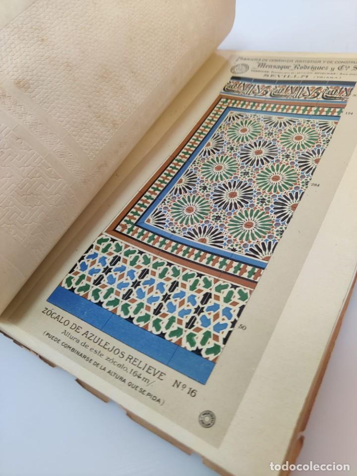 Antigüedades: Lote de Catálogos Azulejos Mensaque Rodriguez Sevilla - Foto 10 - 303617053